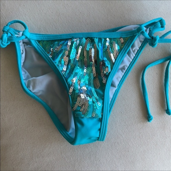 Victoria’s Secret Sequin Bikini Bottoms Size 4